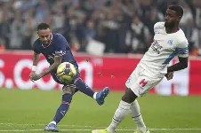 巴黎圣日耳曼法甲击败马赛，姆巴佩建功